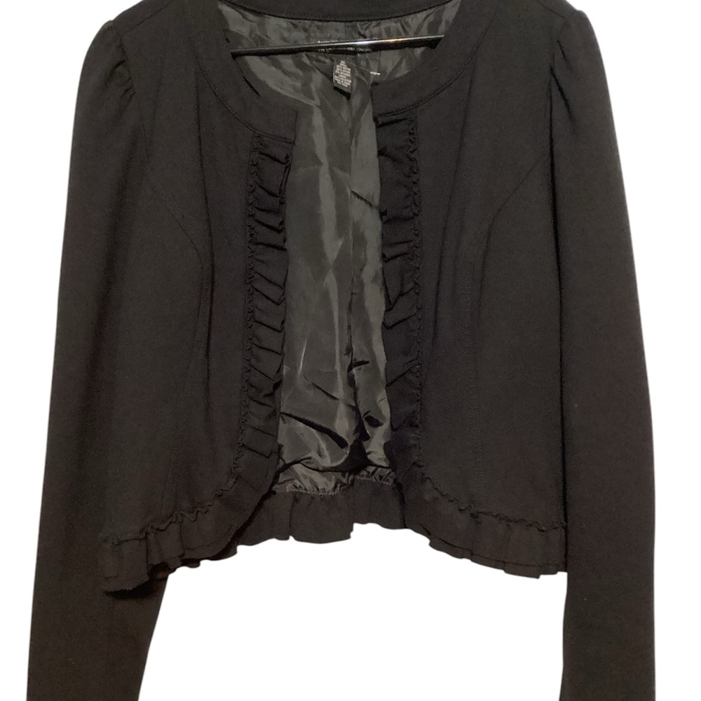 Elegant Black international concepts Women's Jacket size XL